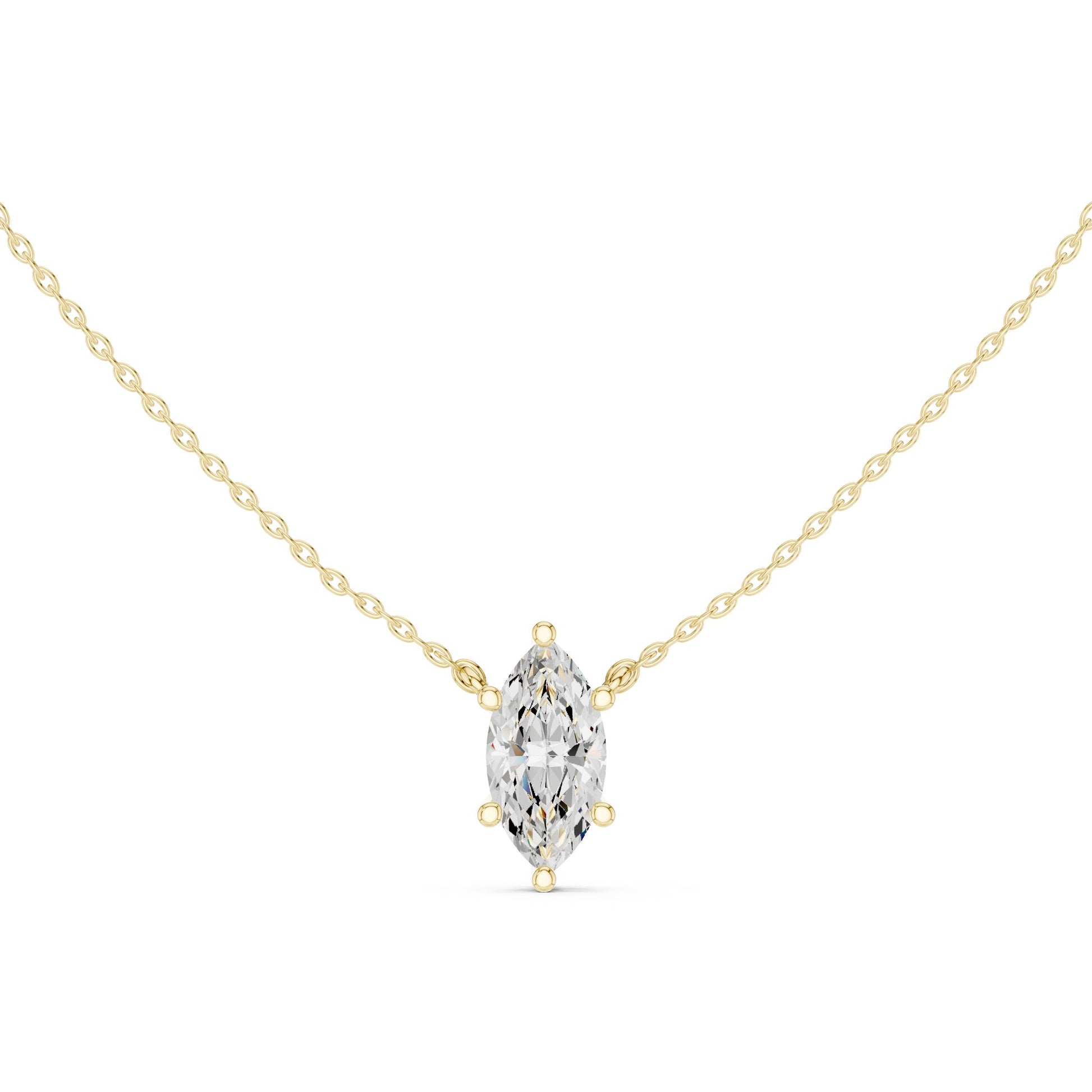 Marquise Lab Grown Diamond Pendant