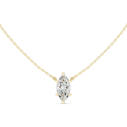 Marquise Lab Grown Diamond Pendant