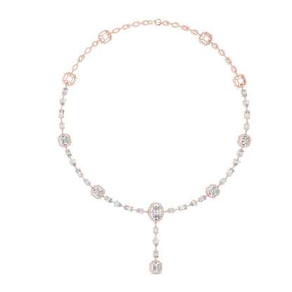 Oval Lab Grown Diamond Halo Pendant