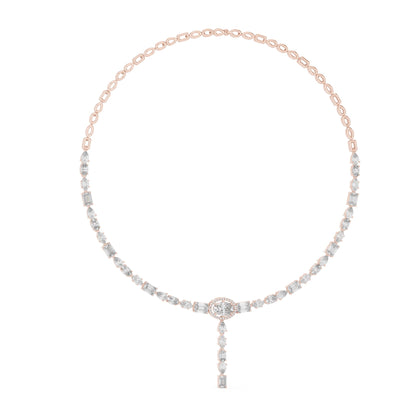 Oval Lab Grown Diamond Halo Pendant