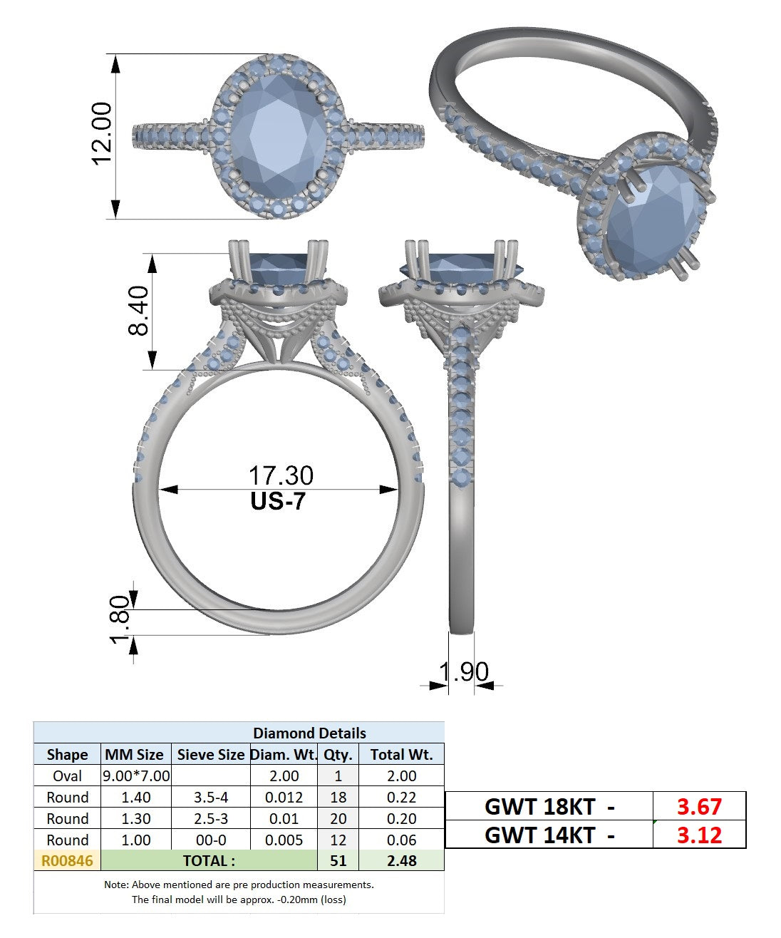 Oval Lab Grown Diamond Halo Engagement Ring