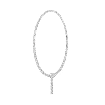Oval Lab Grown Diamond Halo Pendant