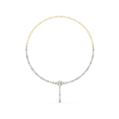 Oval Lab Grown Diamond Halo Pendant