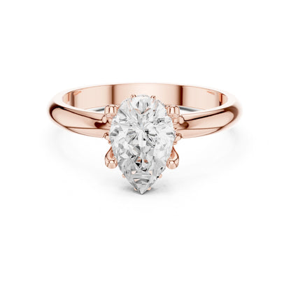 Oval Lab Grown Diamond Hidden Halo Engagement Ring