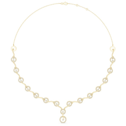 Oval Lab Grown Diamond Side-Stone Pendant