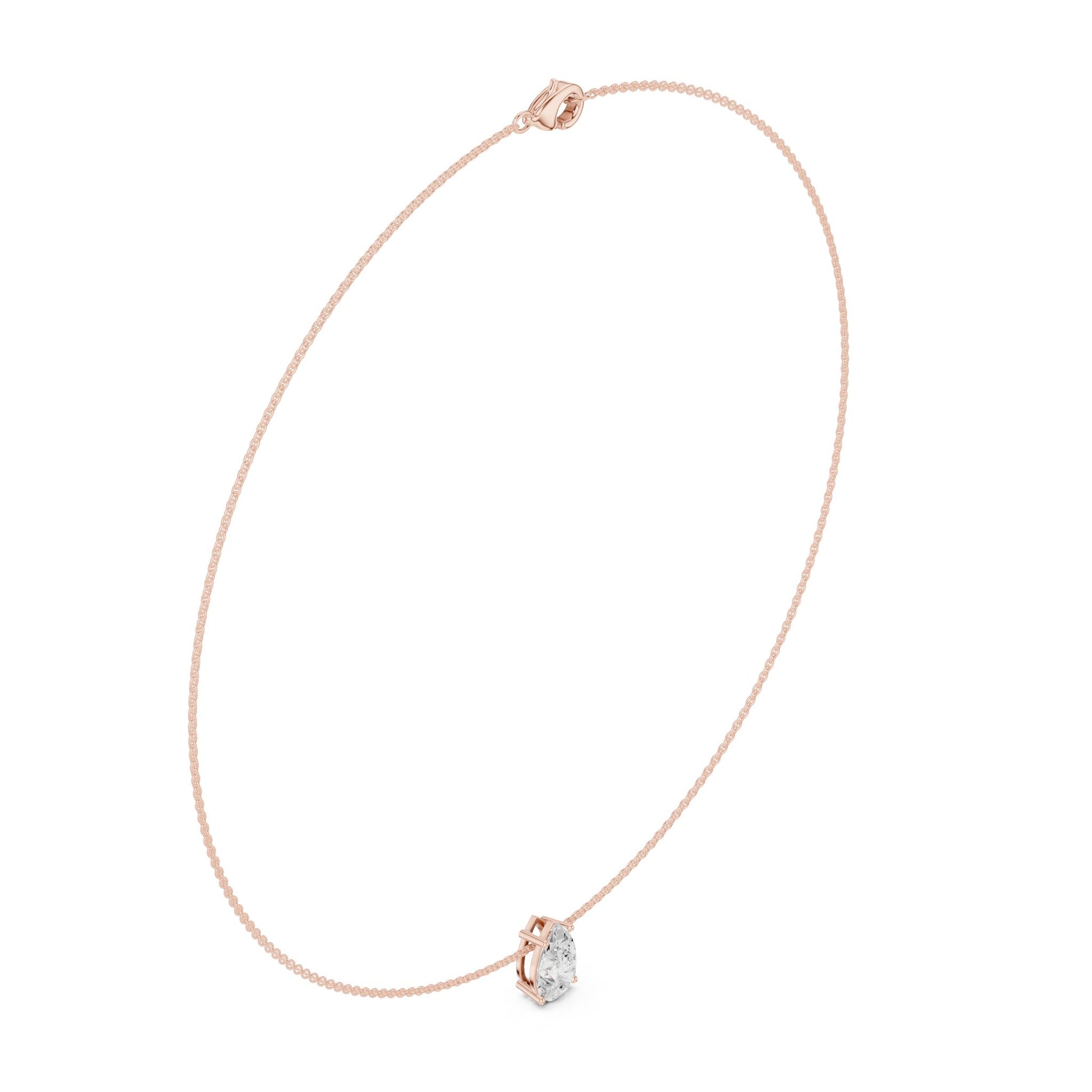 Oval Lab Grown Diamond Pendant