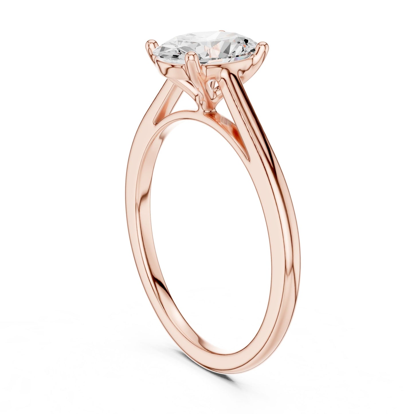 Women's Oval Lab Grown Diamond Ring