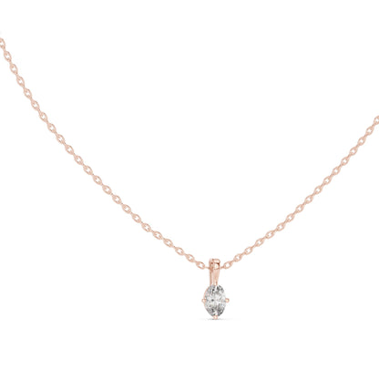 Oval Lab Grown Diamond Pendant
