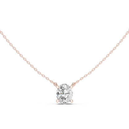 Oval Lab Grown Diamond Pendant