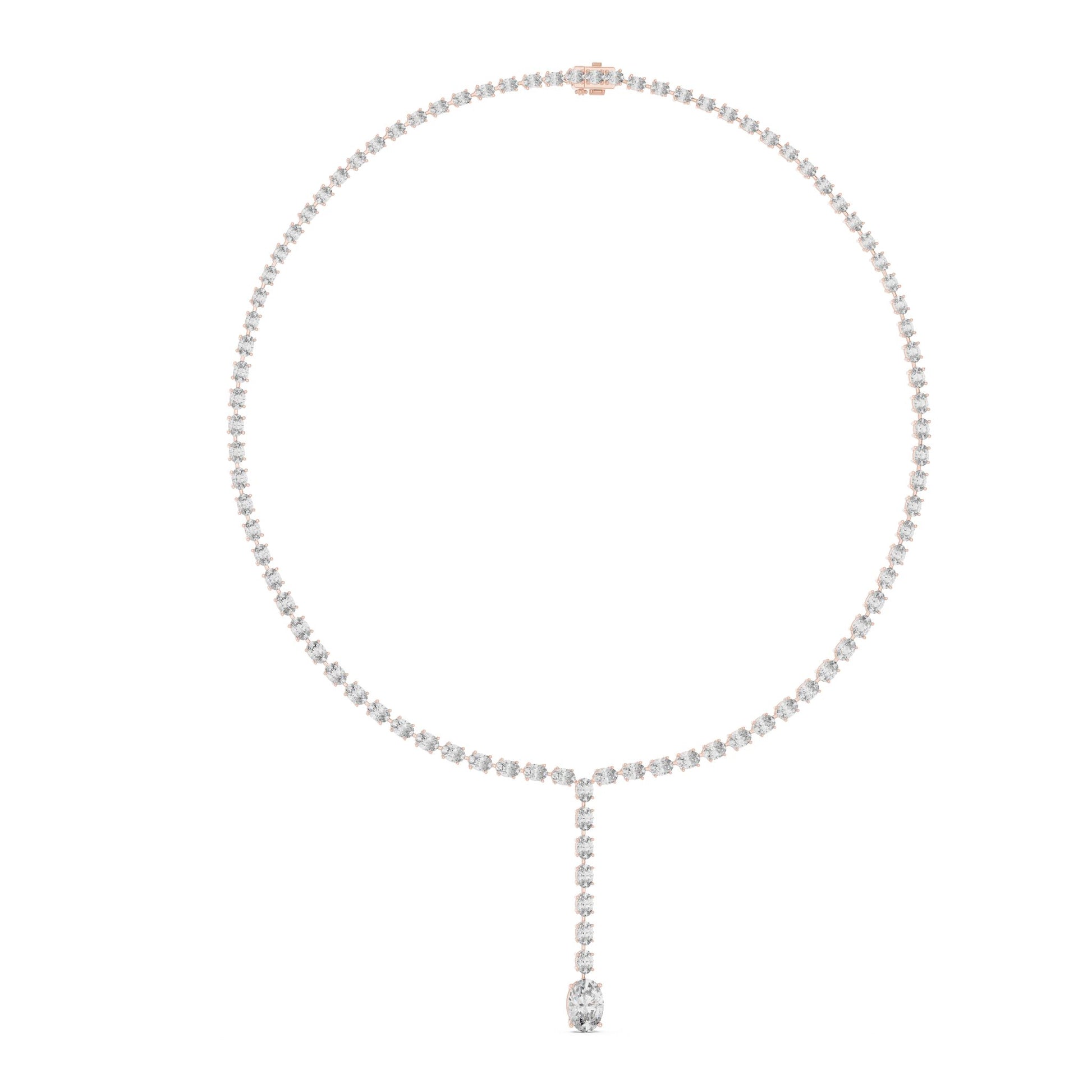 Oval Lab Grown Diamond Pendant
