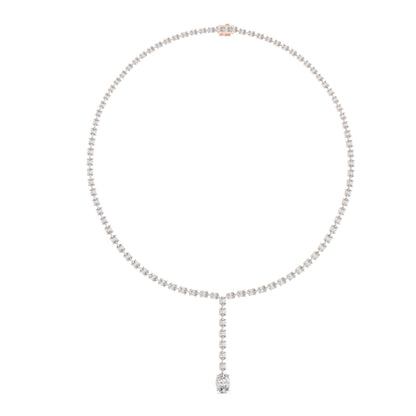 Oval Lab Grown Diamond Pendant