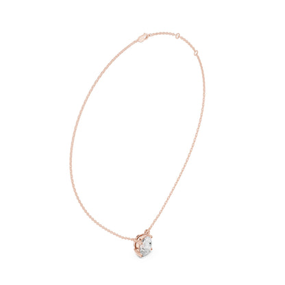 Oval Lab Grown Diamond Pendant