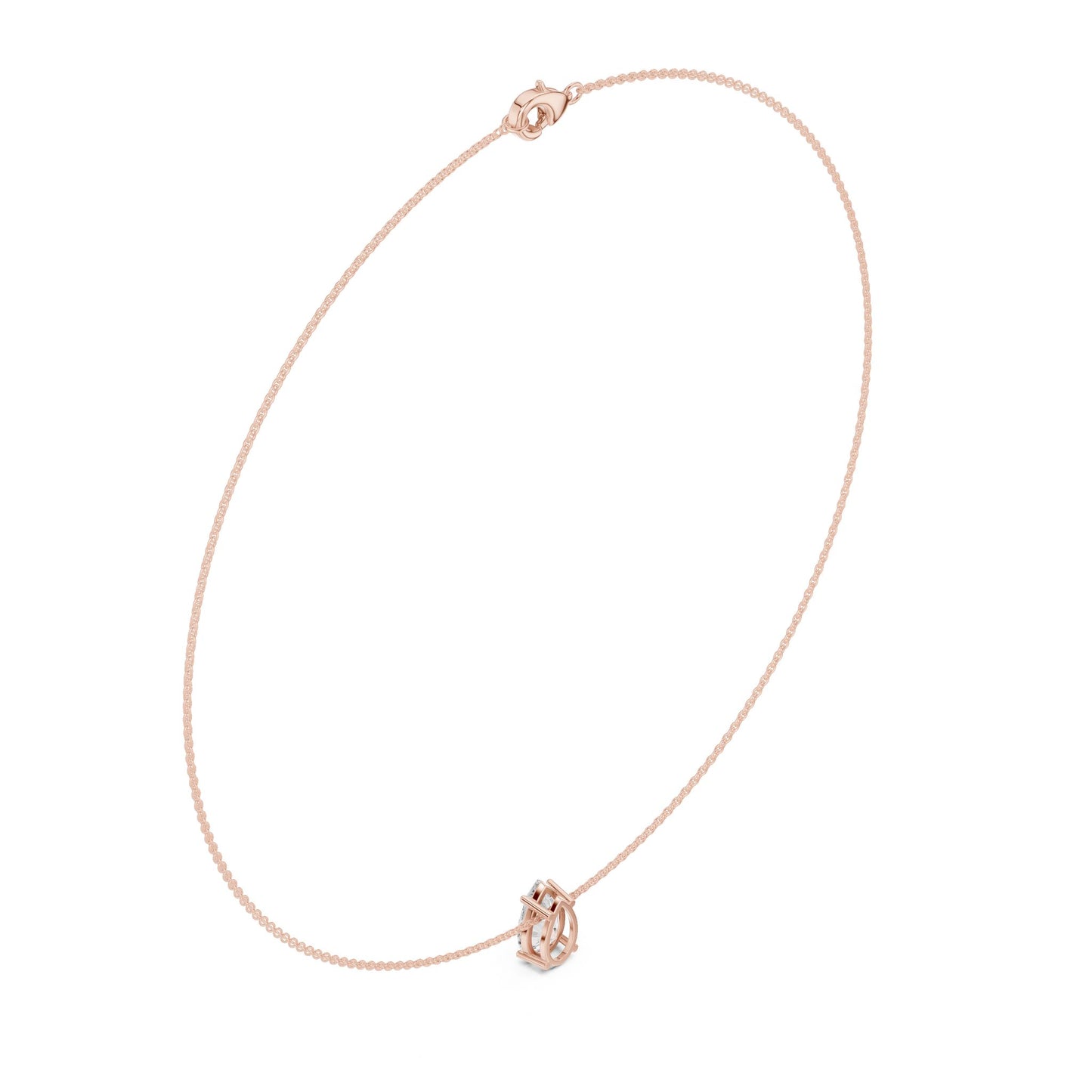 Oval Lab Grown Diamond Pendant