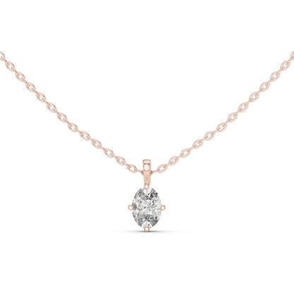 Oval Lab Grown Diamond Pendant