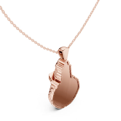 Oval Lab Grown Diamond Pendant
