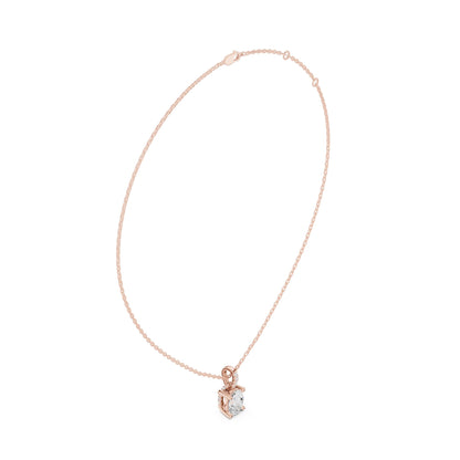Oval Lab Grown Diamond Pendant