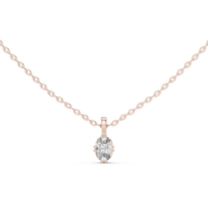 Oval Lab Grown Diamond Pendant