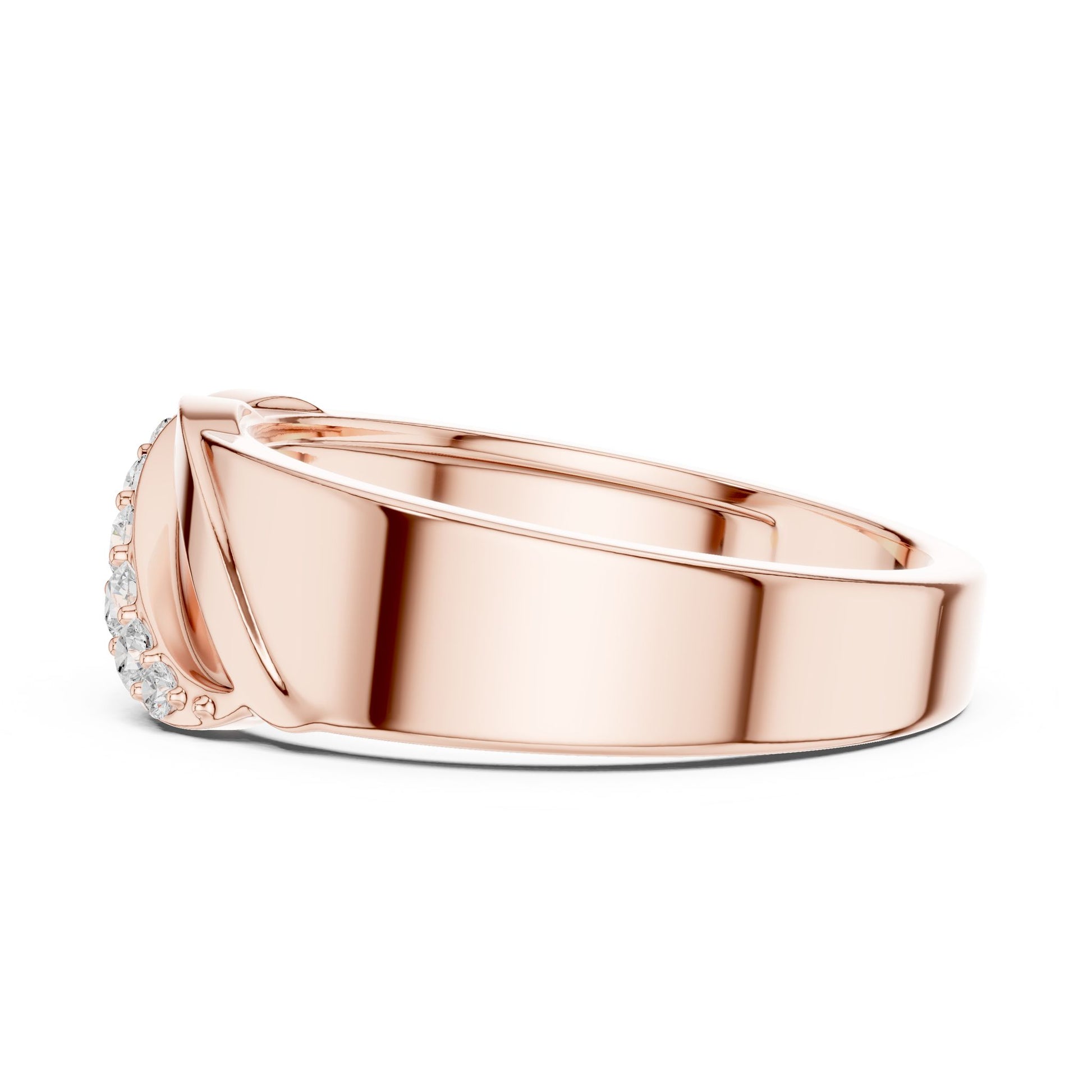 Men's Oval Lab Grown Diamond Ring