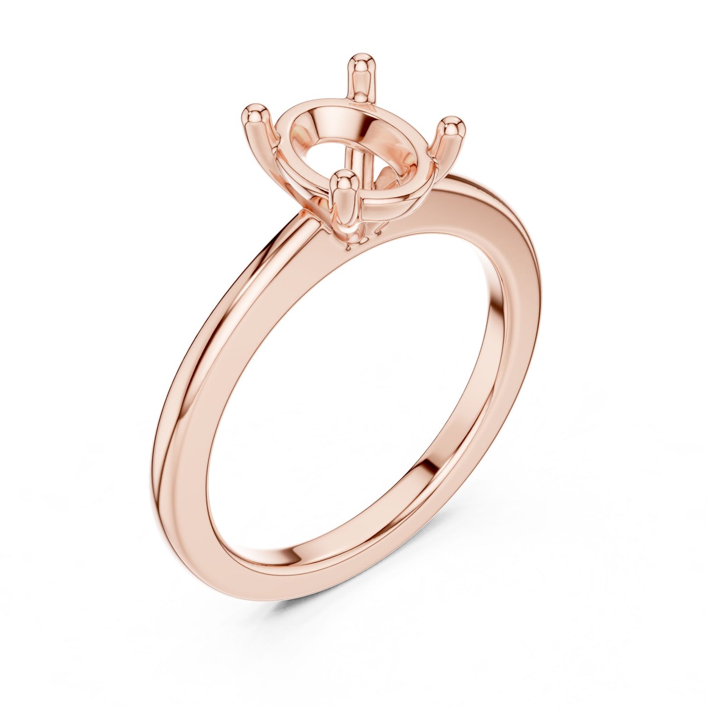 Oval Lab Grown Diamond Solitaire Engagement Ring