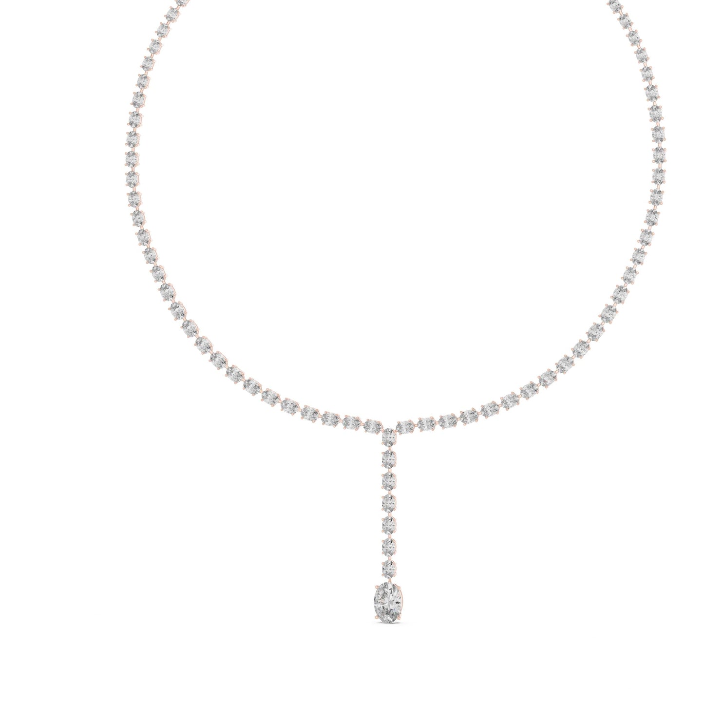Oval Lab Grown Diamond Pendant