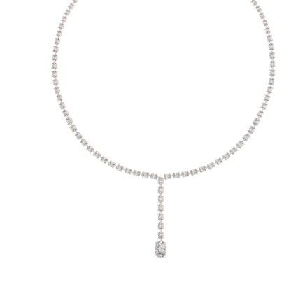 Oval Lab Grown Diamond Pendant