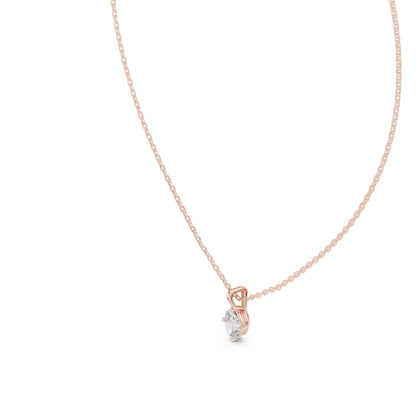 Oval Lab Grown Diamond Pendant