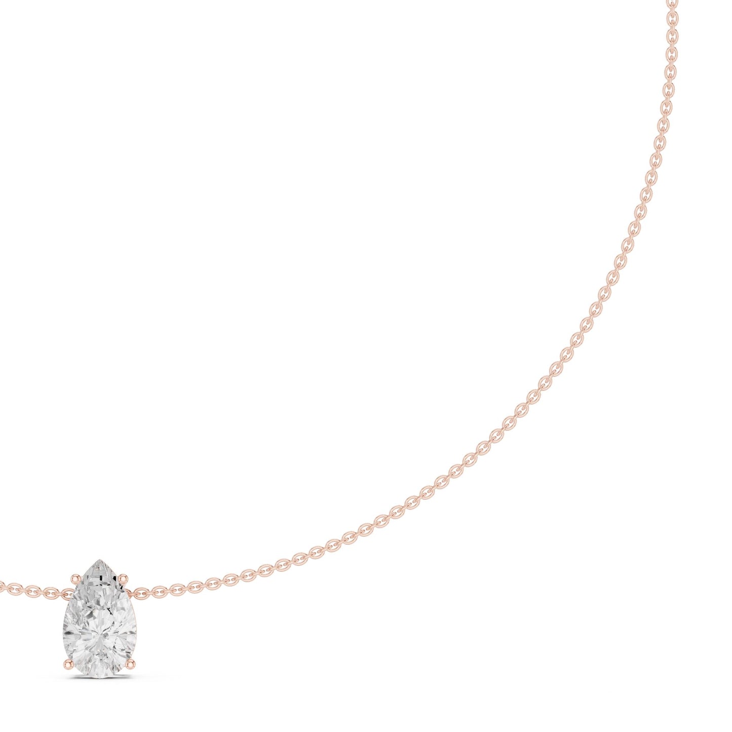 Oval Lab Grown Diamond Pendant