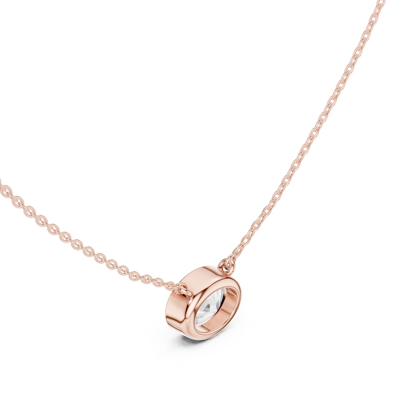 Oval Lab Grown Diamond Pendant
