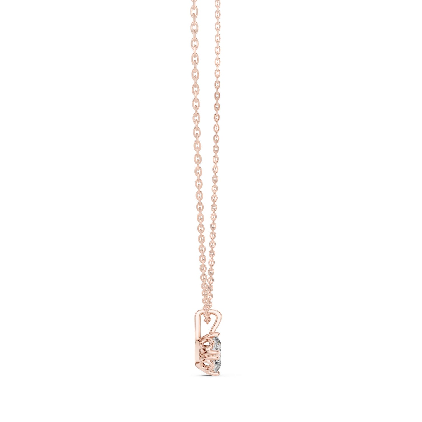 Oval Lab Grown Diamond Pendant