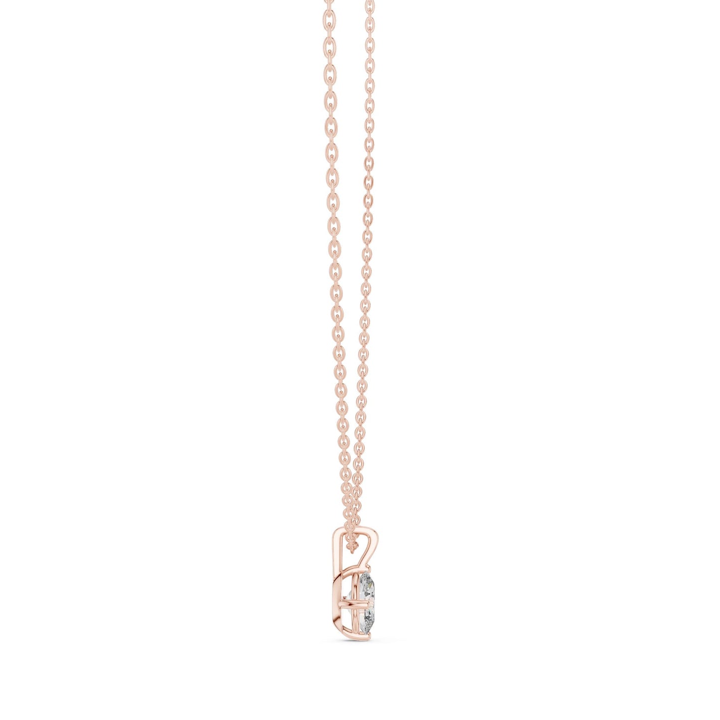 Oval Lab Grown Diamond Pendant