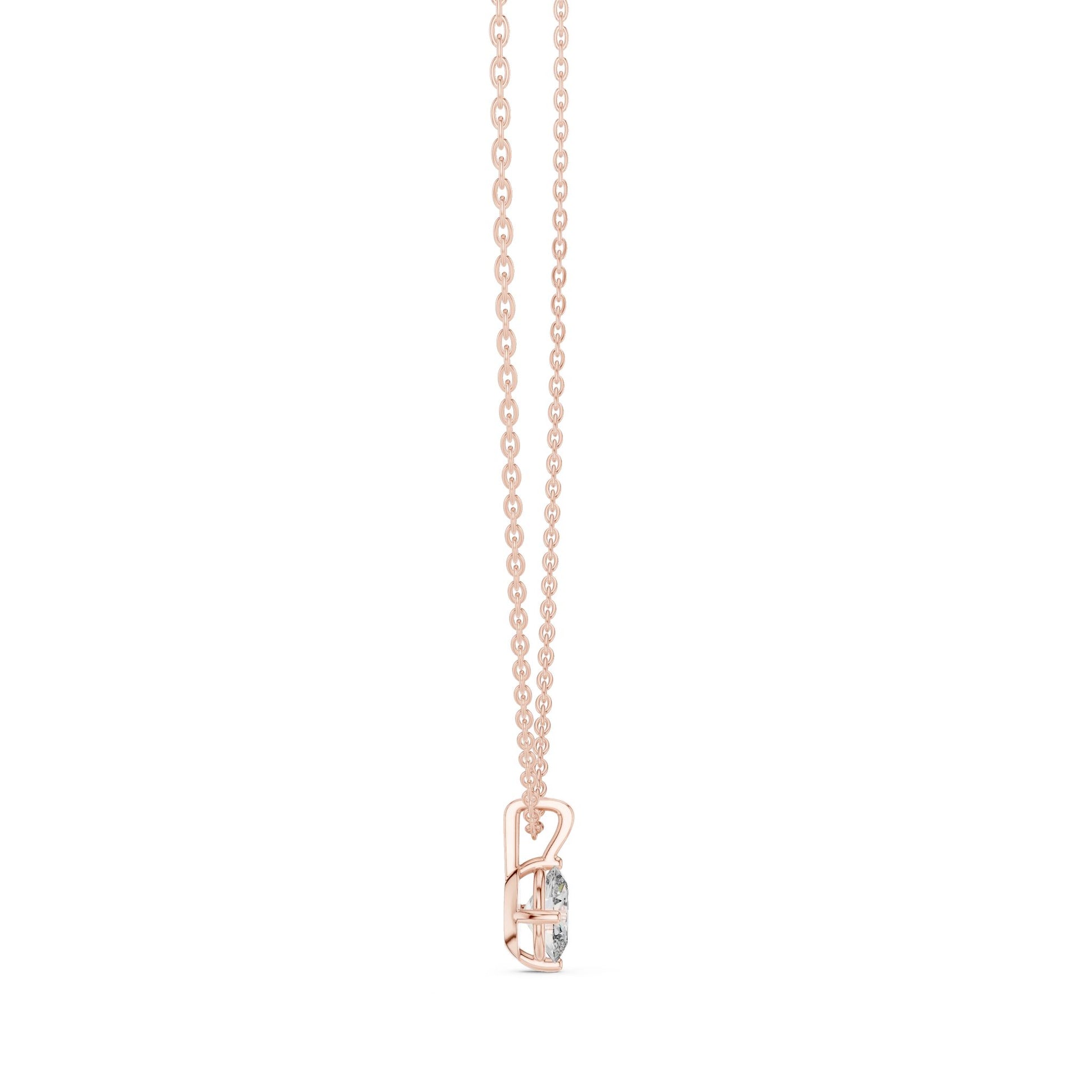 Oval Lab Grown Diamond Pendant