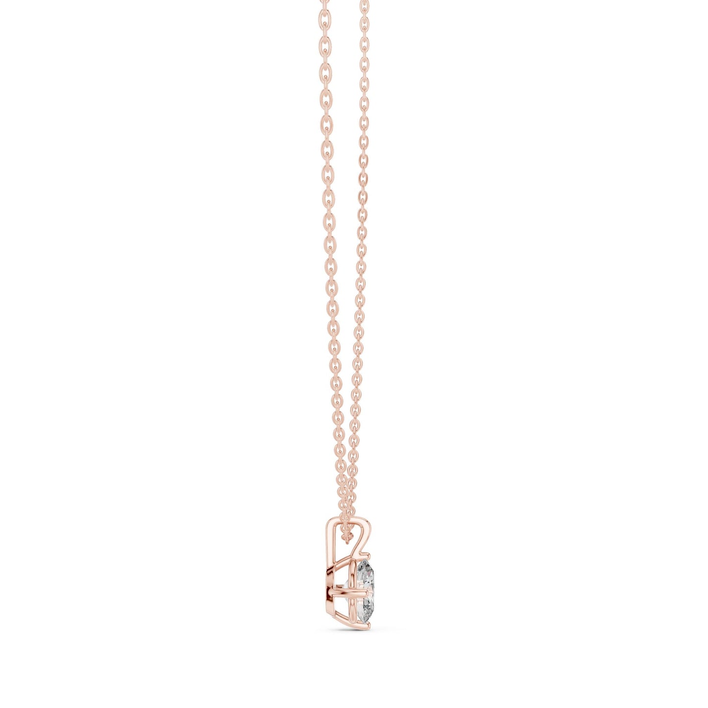 Oval Lab Grown Diamond Pendant