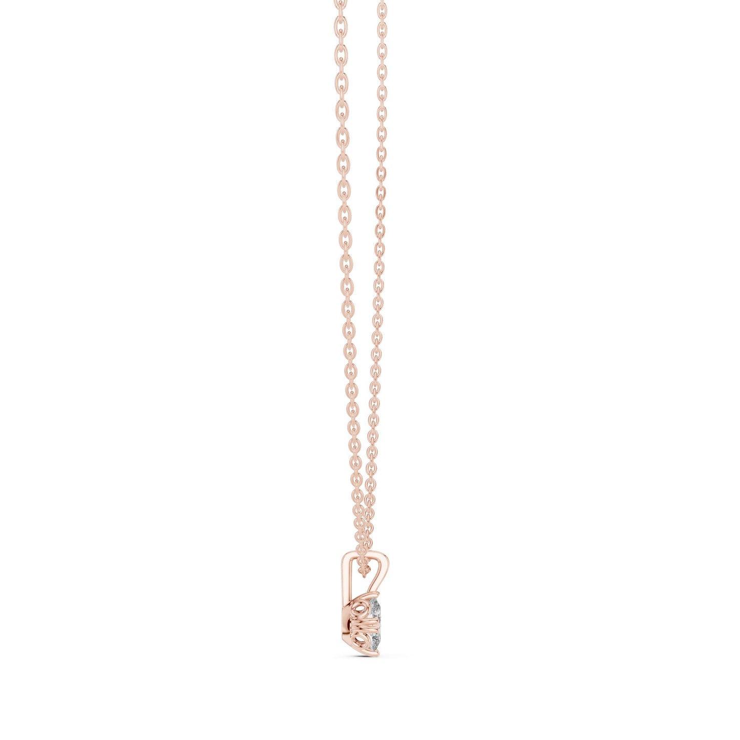 Oval Lab Grown Diamond Pendant