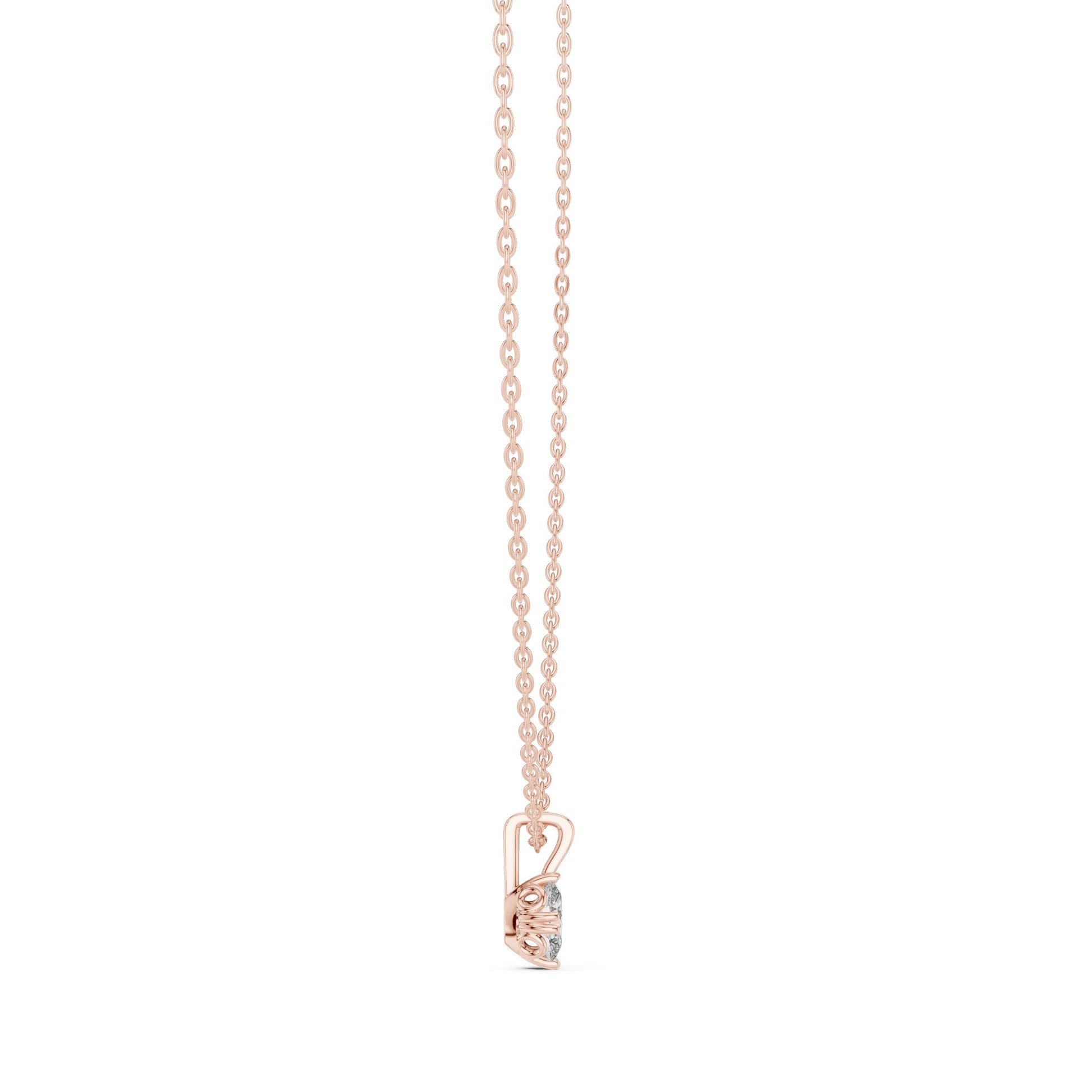 Oval Lab Grown Diamond Pendant