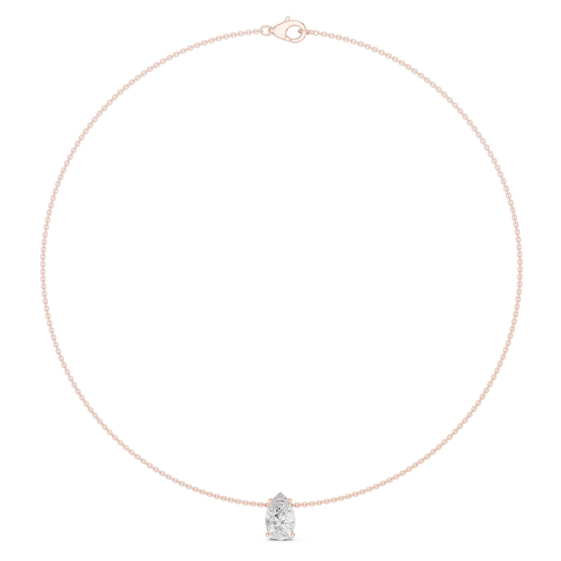Oval Lab Grown Diamond Pendant