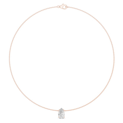 Oval Lab Grown Diamond Pendant