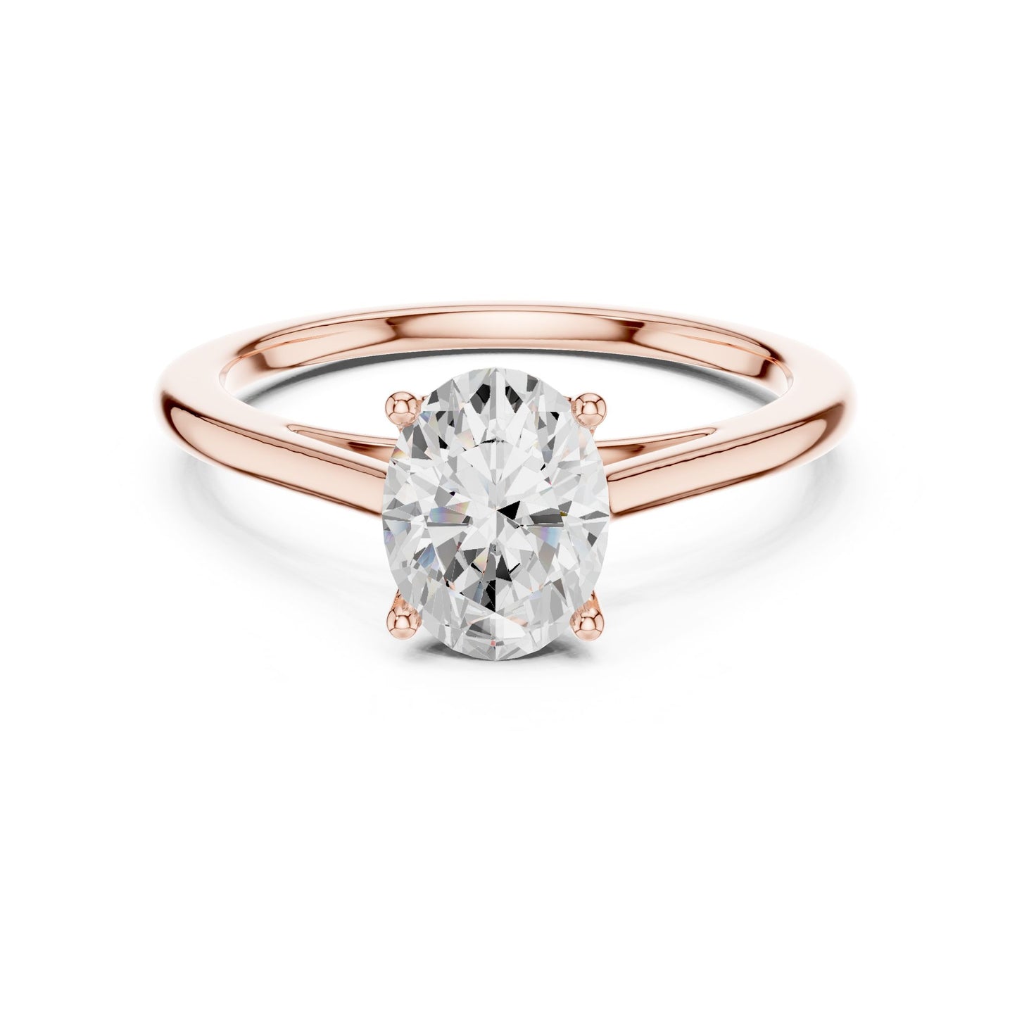 Women's Oval Lab Grown Diamond Ring