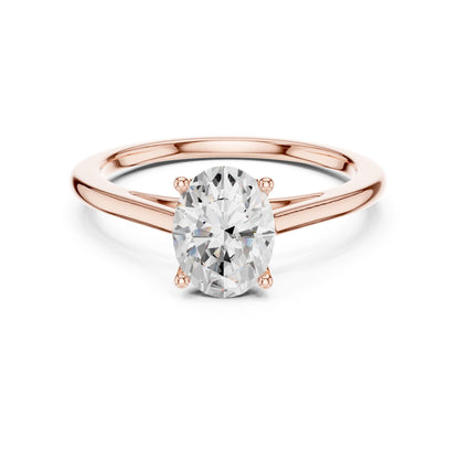 Women's Oval Lab Grown Diamond Ring