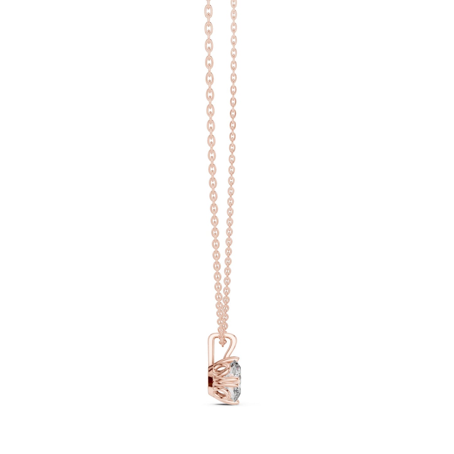 Oval Lab Grown Diamond Pendant