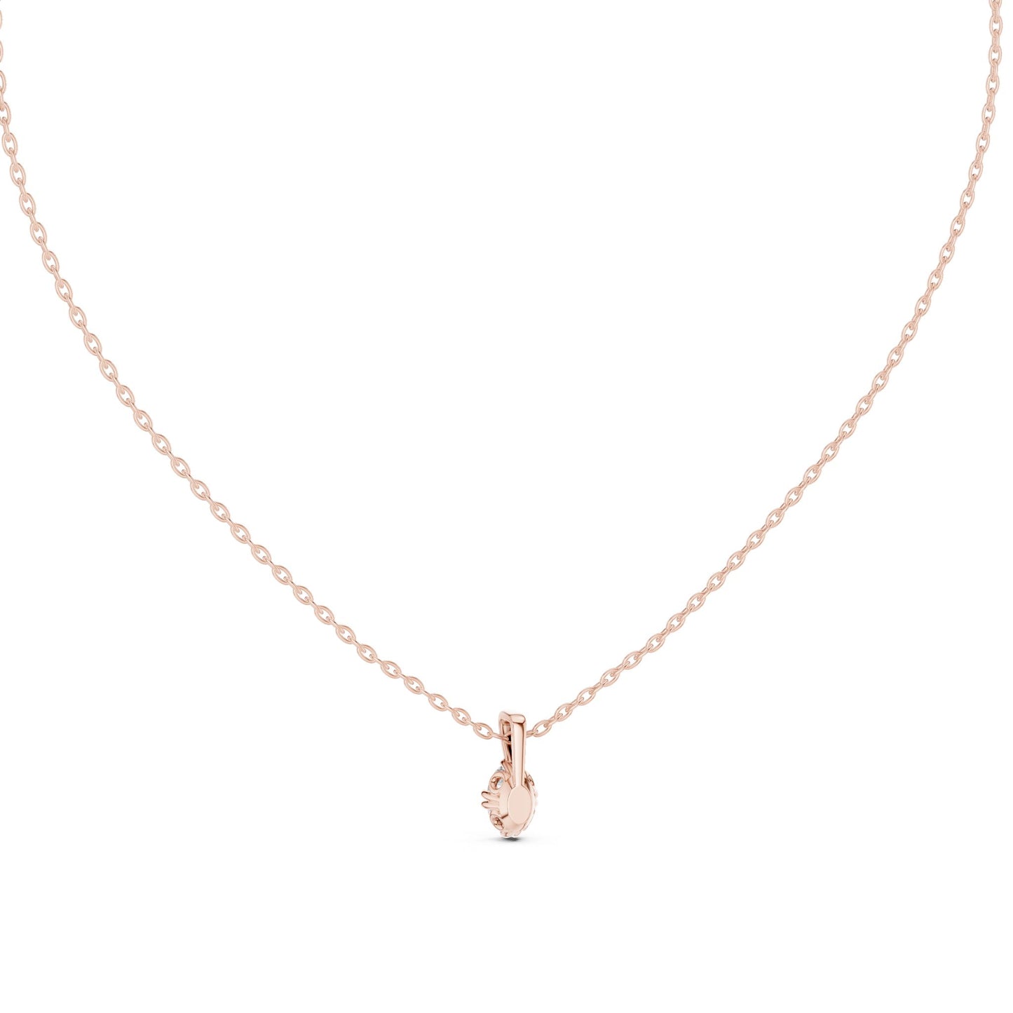Oval Lab Grown Diamond Pendant