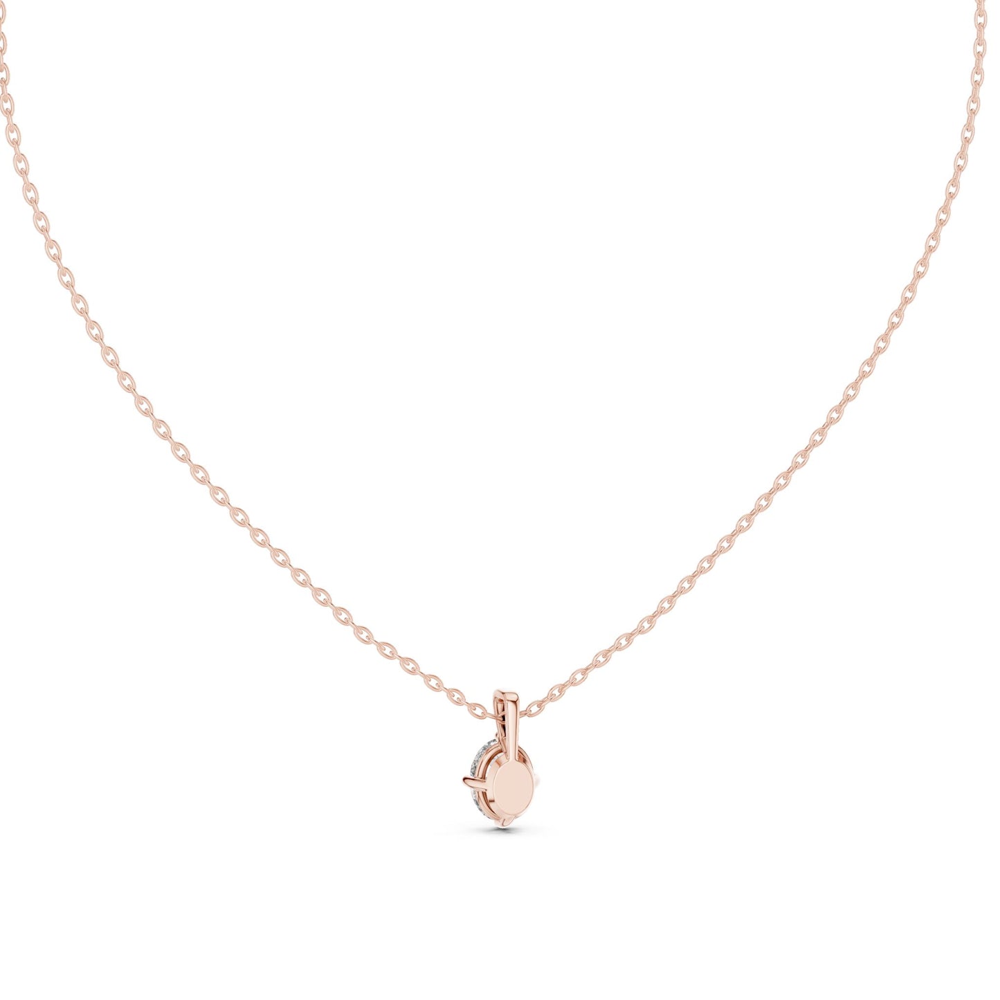 Oval Lab Grown Diamond Pendant