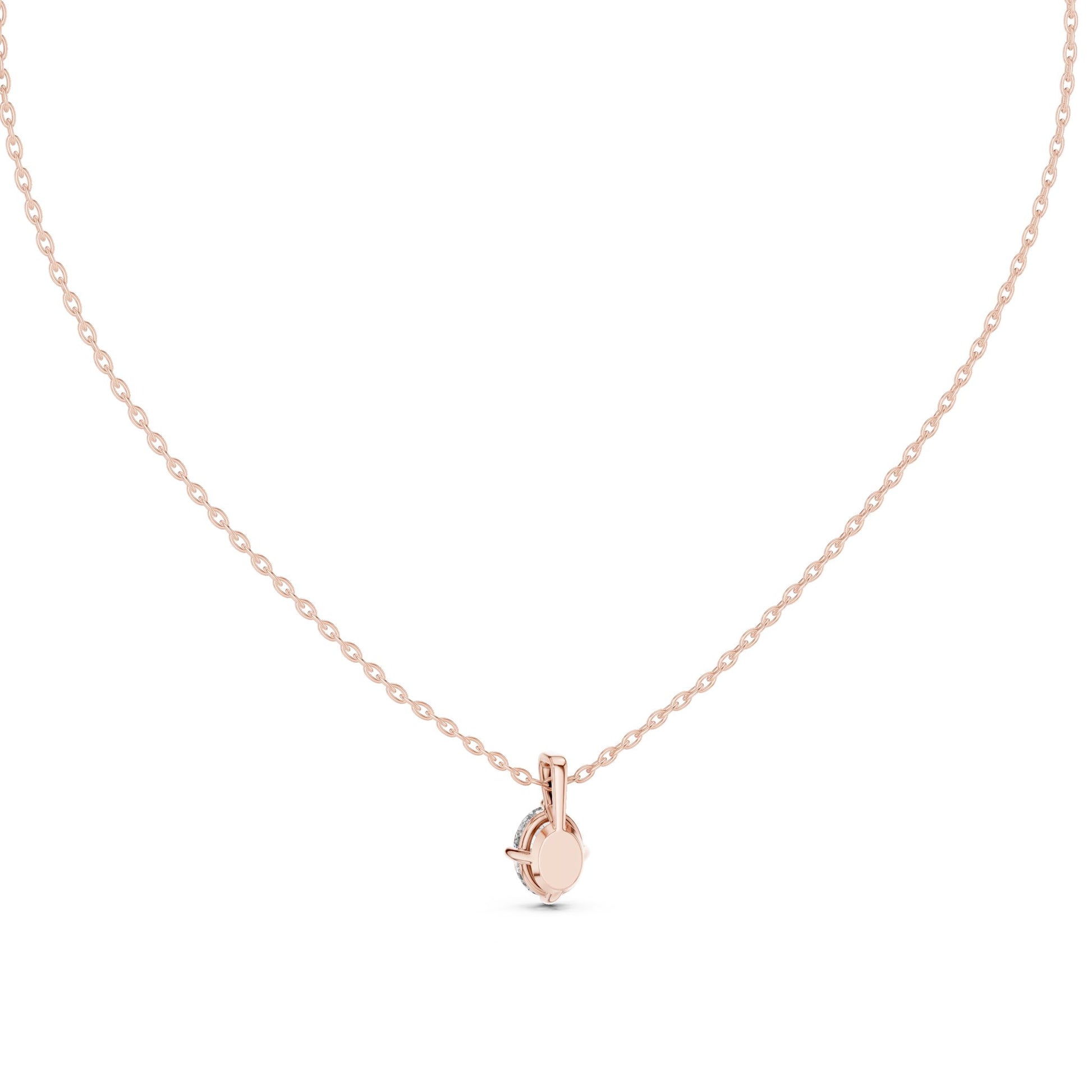 Oval Lab Grown Diamond Pendant