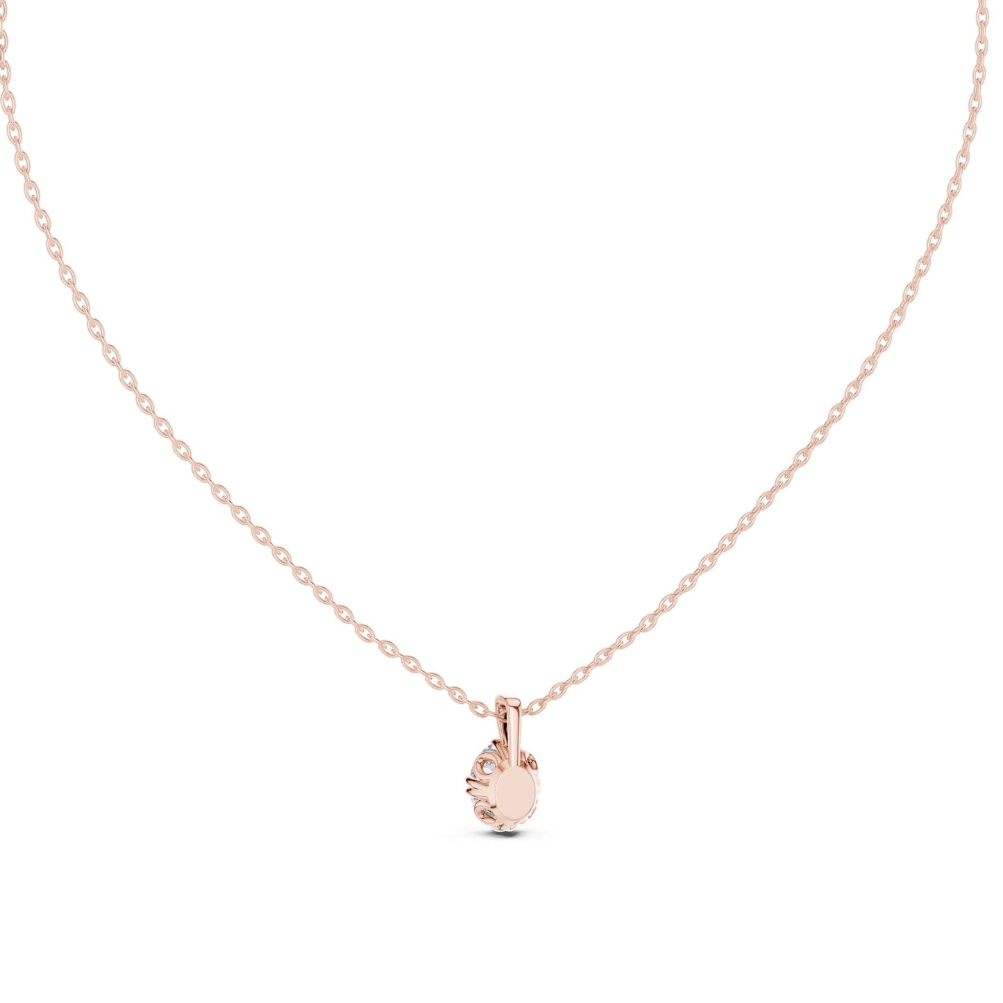 Oval Lab Grown Diamond Pendant