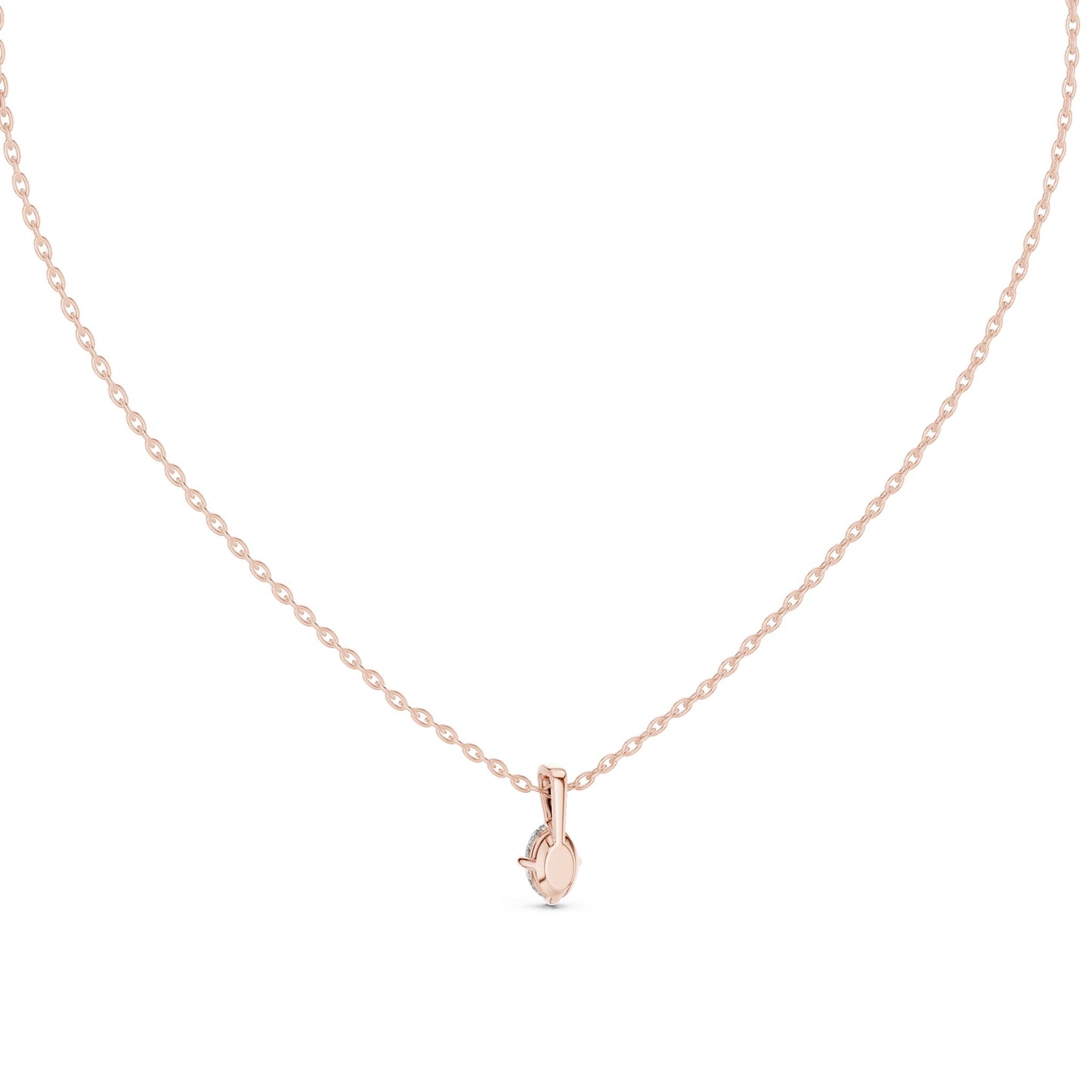 Oval Lab Grown Diamond Pendant