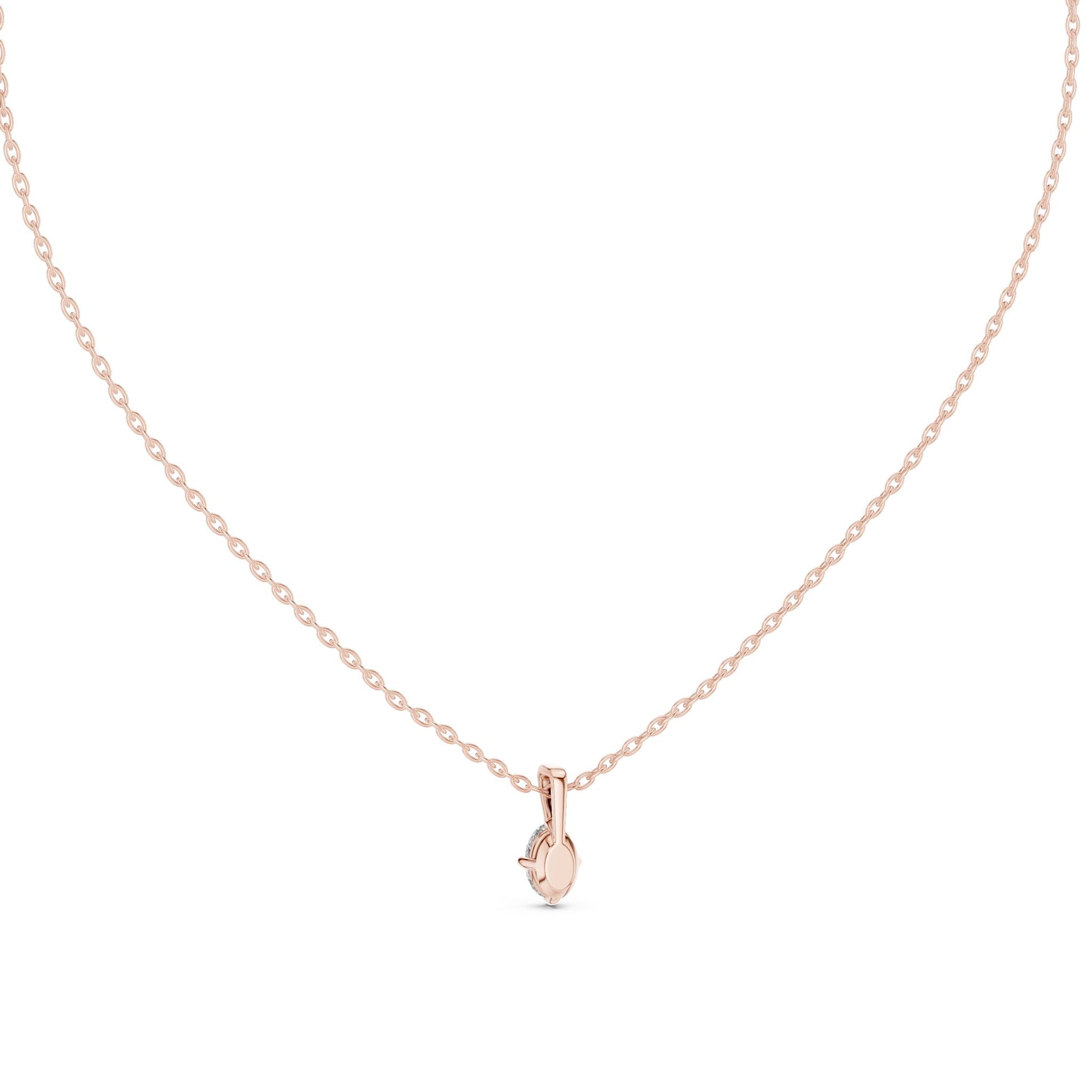Oval Lab Grown Diamond Pendant