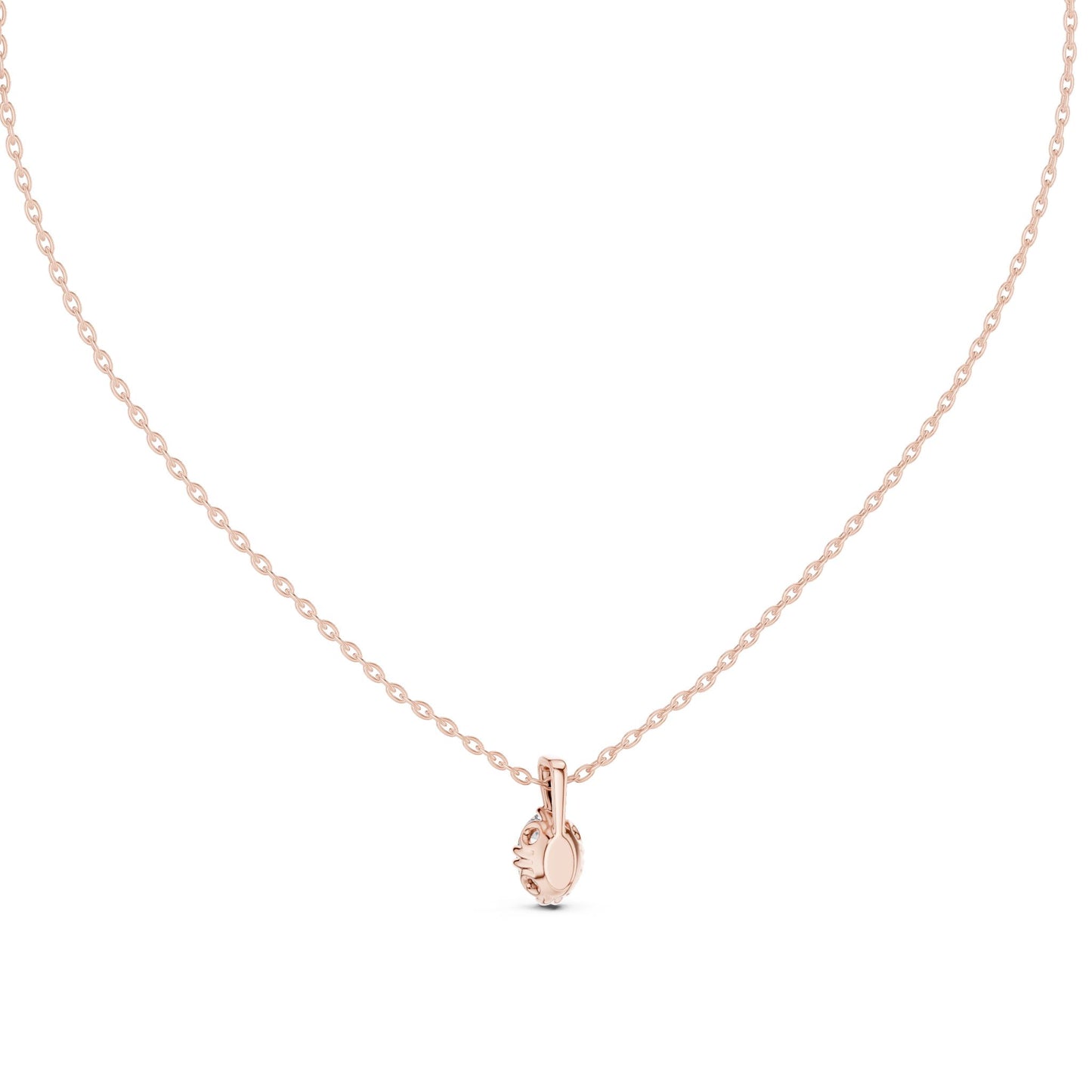 Oval Lab Grown Diamond Pendant
