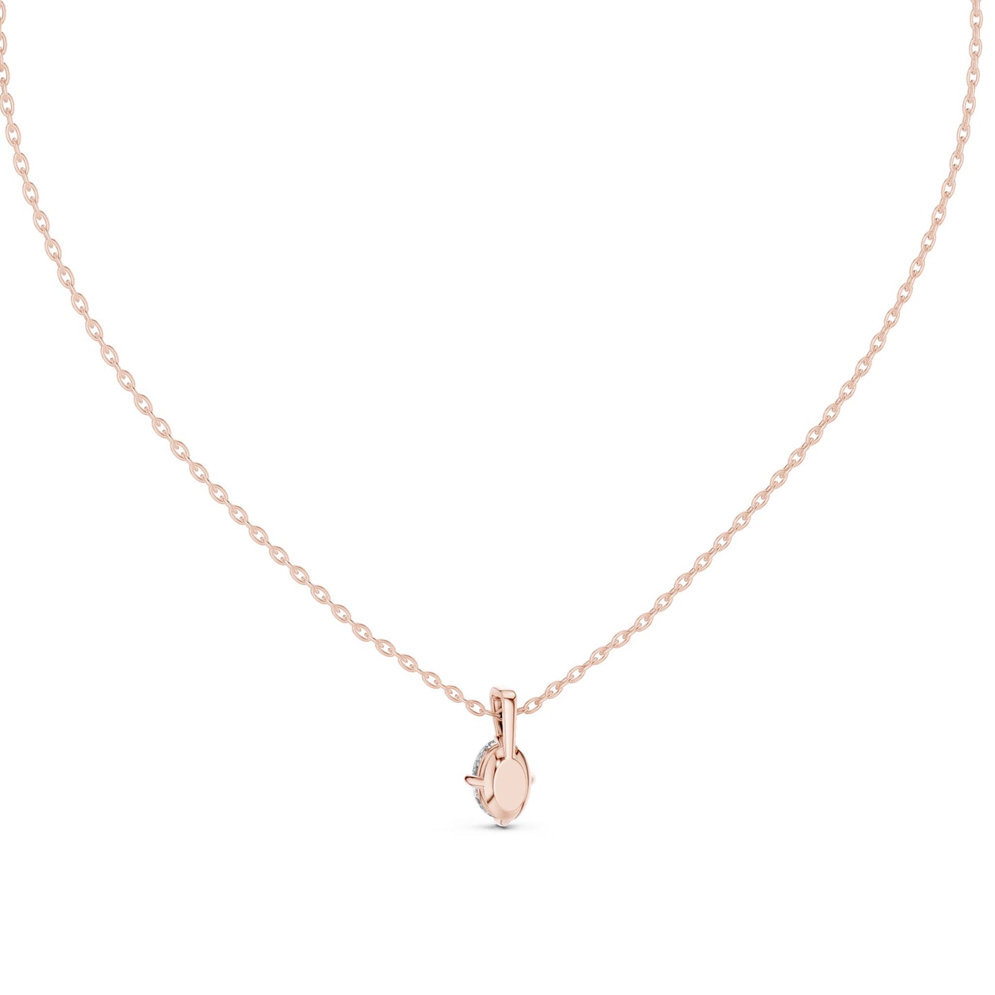Oval Lab Grown Diamond Pendant