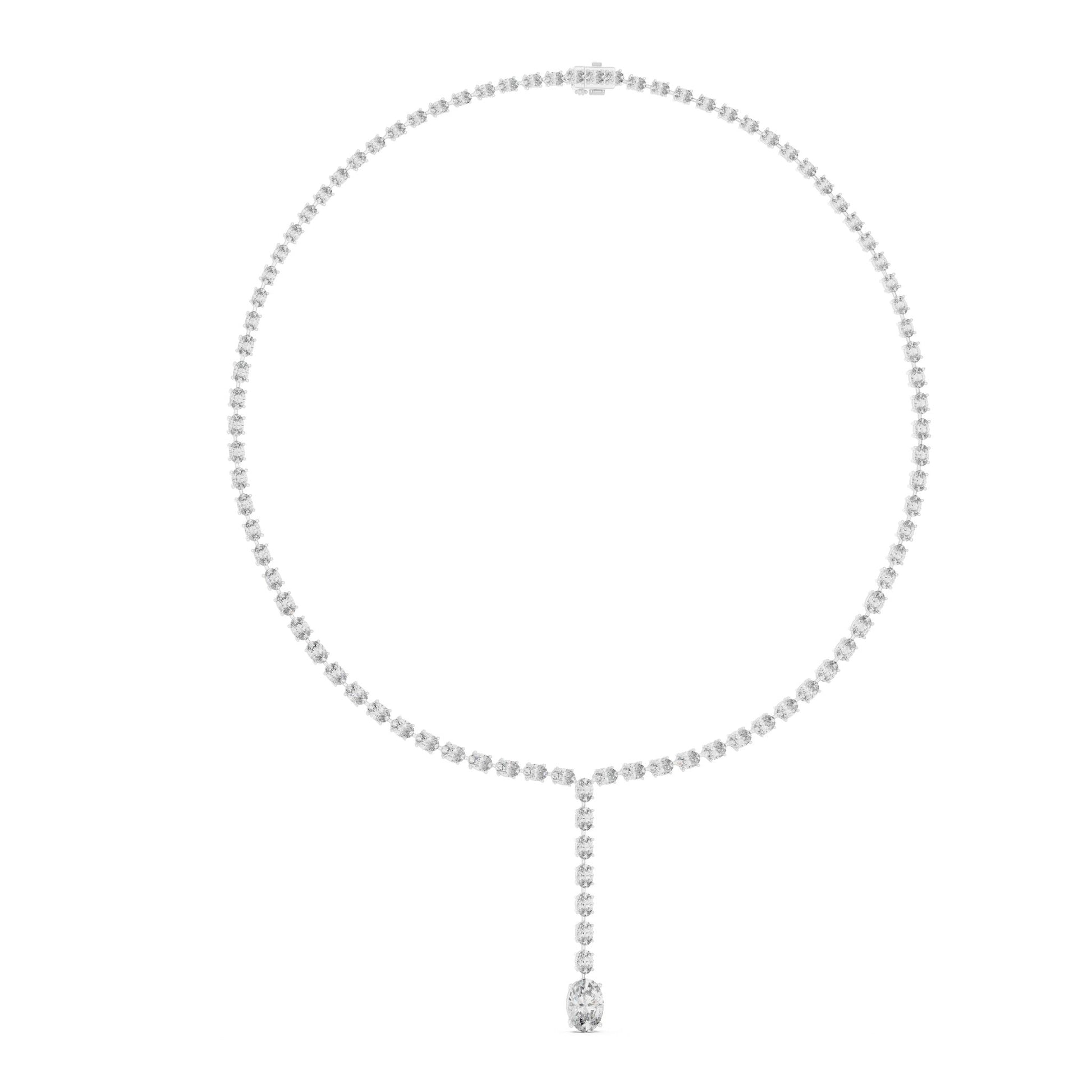 Oval Lab Grown Diamond Pendant