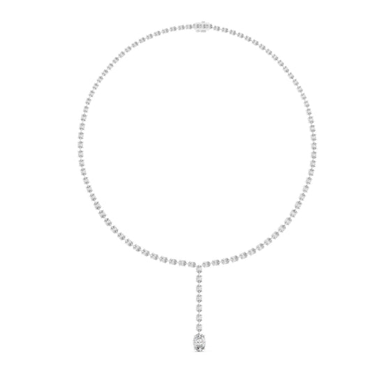 Oval Lab Grown Diamond Pendant