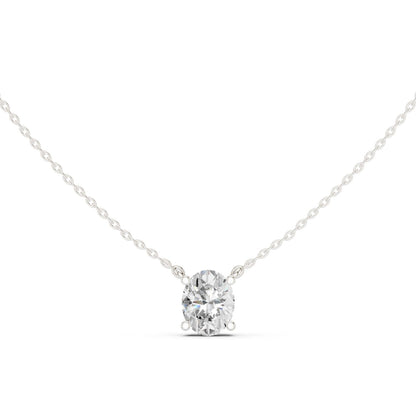 Oval Lab Grown Diamond Pendant